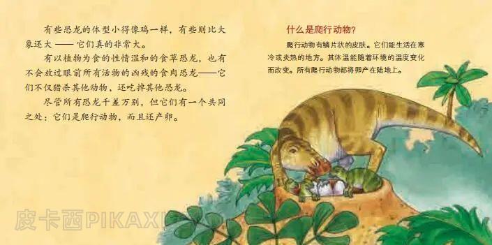 《恐龙与同时代的爬行动物》内容图片展示
