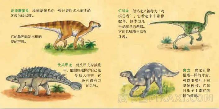 《恐龙与同时代的爬行动物》内容图片展示